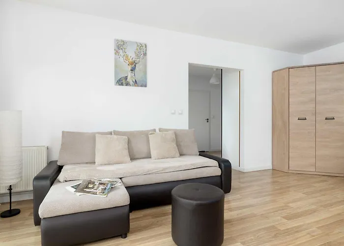 Apartament Bright One-bedroom Functional Interiors Remote Working By Renters